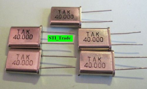 Crystals - 40.000 mhz lot of 5 - free shipping in usa for sale