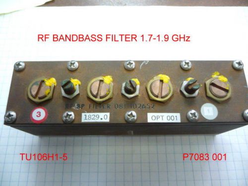 RF BANDPASS FILTER 1.7-1.9 GHZ SMA CONNECTOR FARINON 081-102652