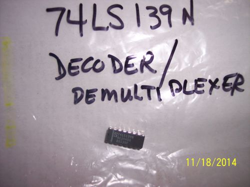 1PCS 74LS139N   Encapsulation:DIP-16,Decoders/Demultiplexers