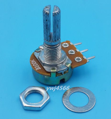 10pcs b100k 100k ohm linear taper mini potentiometer pot 20mm for sale