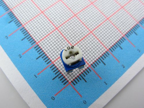 500pcs   horizontal   Variable Resistor  1K   (102)