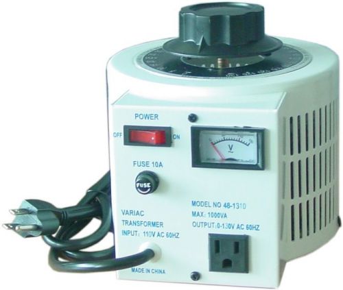 ED0131-84PH Variable AC Transformer 1000VA VARIAC 10 amp 1000 volt amp  NEW