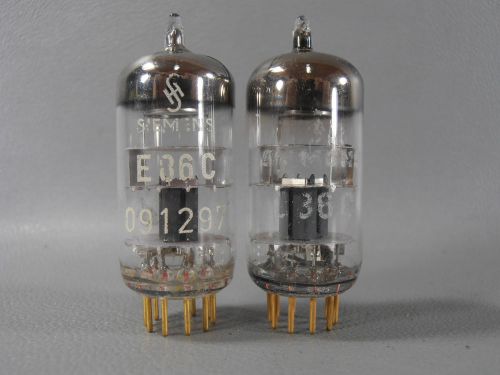 2 x SIEMENS E86C = EC806S Vintage Vacuum Triode UHF /// NEW !!