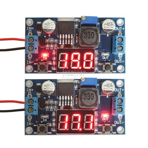 Lm2596 dc-dc buck converter +led voltmeter output voltage adjustable module for sale