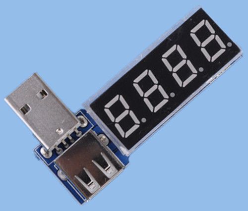 Usb voltage ammeter 4.5v-9.9v 0-3a volt ammeter led display 4.5v 9.9v for sale