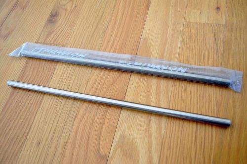 *new* lot of (2) thomson 60-case linear bearing shaft rail 12&#034; long x 3/8&#034; dia. for sale