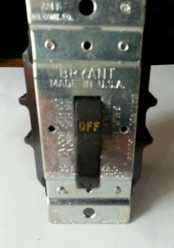 Bryant manual motor starter 30103 30a 3 phase for sale