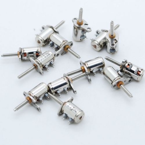 10pcs 2 phase4 wire micro stepper motor mini dc stepping motor with small screw for sale