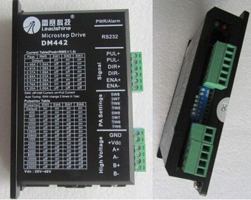 Leadshine 2-phase digital stepper drive dm442 microstep drive max 40vdc/4.2a for sale
