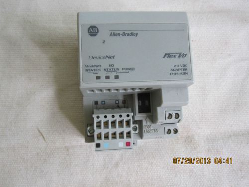 Allen bradley 1794-adn flex i/o devicenet adapter 24 vdc for sale