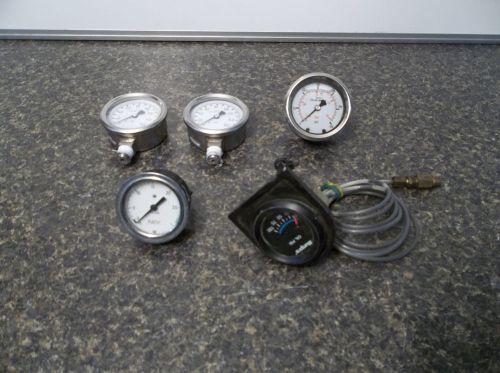 Misc. gauges by  wika   bar   ney  sunpro for sale