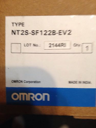 Omron NT2S-SF122B-EV2, New, NT2SSF122BEV2,