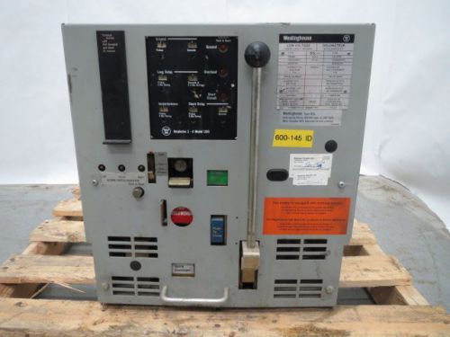 Westinghouse dsl-416 power air 1600a 600v circuit breaker amptector i li b204622 for sale
