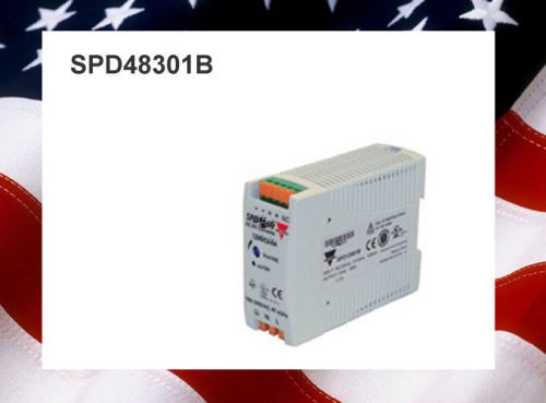 Spd48301b  48vdc power supply 30w spring terminals electromatic controls new! for sale