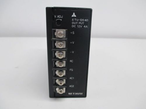 Matsushita etu-12e40 e-b12 power supply 120v-ac in 12v-dc 4a out d243749 for sale
