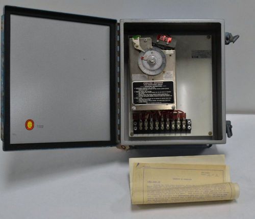 Eaton f5a-11612 farval 0-25min timing motor control enclosed timer 120v b247485 for sale