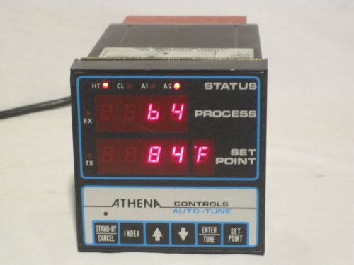 ATHENA CONTROLS 6075-B-68-A 0-1400F  Auto Tunes digital temperature + power cord