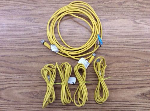 Mencom cordset cable models mace-3fp-2m (qty. 4) &amp; mdcm-5fp-5m (qty. 1) for sale