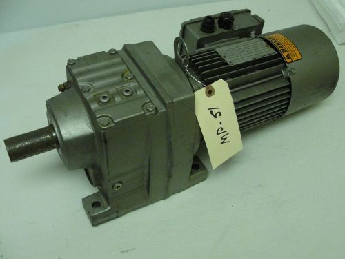 Sew-eurodrive inc with gear reducer. mtr type dft80n48mg, gear, r47dt80n4bm6. for sale