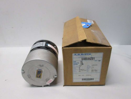 New ao smith u48a44z01 1/3hp 115v-ac 1100rpm 48 1ph ac electric motor d392209 for sale