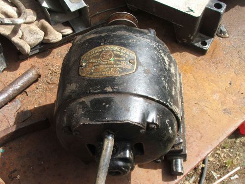 Vintage MARATHON 1/6 HP motor, 1725 rpm, model 1104, Good Working; FAST SHIPPING