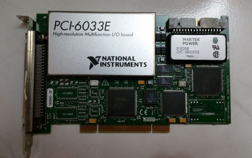 National Instruments PCI-6033E Multifunction DAQ Card