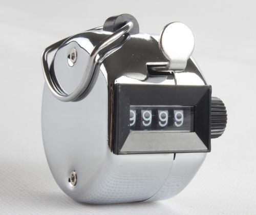 New 4-Digit Number Clicker Golf Hand Tally Counter