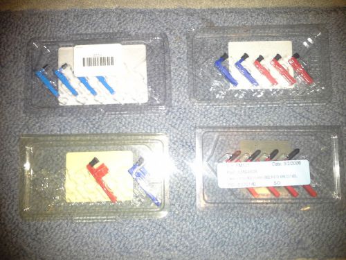 Lot of 8 red and 7 blue chart recorder pens for sale