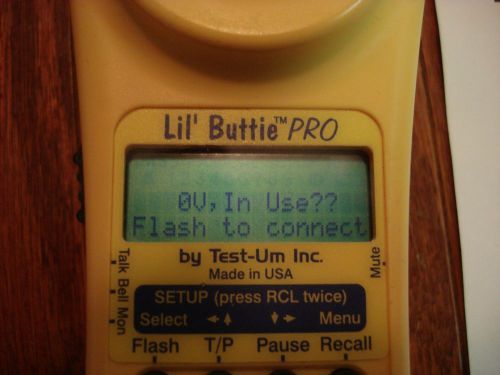 JDSU Test-Um LB220 Lil&#039; Buttie PRO Telephone Test Set Tester used