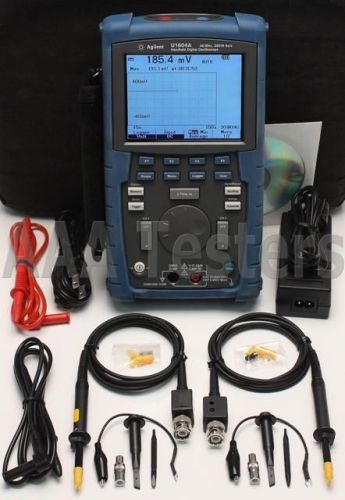 Agilent u1604a 40mhz handheld dual channel digital oscilloscope 200 msa/s u1600a for sale