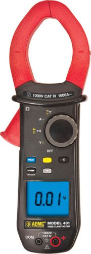 Aemc 401 cat iv, 1000v ac/dc true rms clamp-on meter, 1.89&#034; jaw size for sale