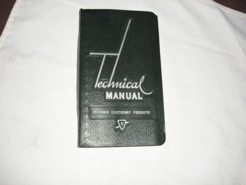 1955 Technical Manual Radio Tubs Sylvania  Tenth Edition 1st Print