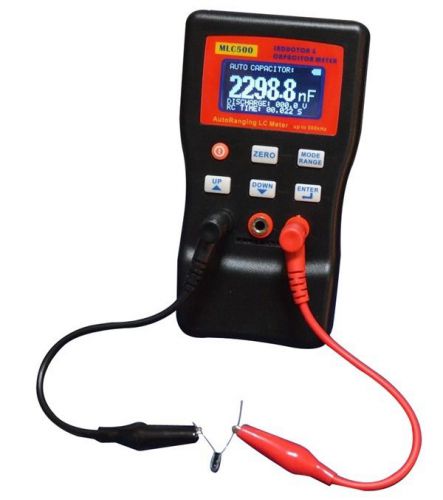 MLC500 Auto Ranging LC Meter up to 500 KHz tester inductor and capacitor meter