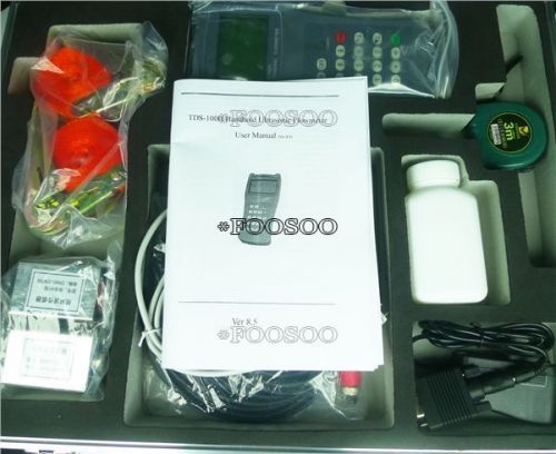 Tds-100h-m1 handheld ultrasonic flow meter liquid flowmeter digital tester mcqa for sale