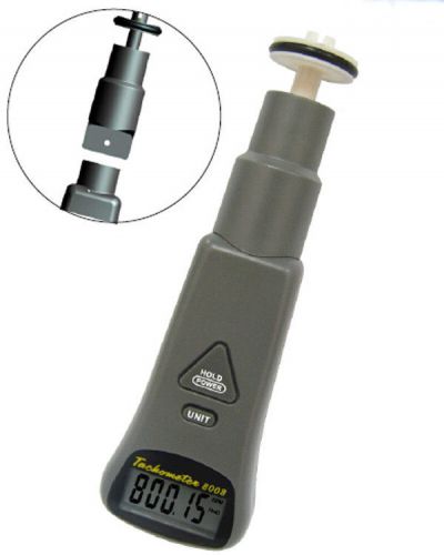 AZ8008 Portable Handheld Pocket Digital Contact &amp;Non-contact Tachometer AZ-8008