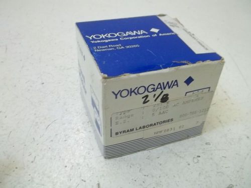 YOKOGAWA 251-2 PANEL METER 0-100 *NEW IN A BOX*