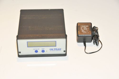 ON-TRAK OT-302D Display with power supply        $150