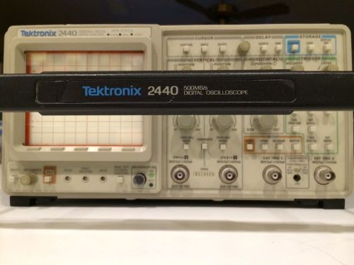 Tektronix 2440 500MS/s Two Channel Digital Oscilloscope, CALIBRATED, w/new fan.