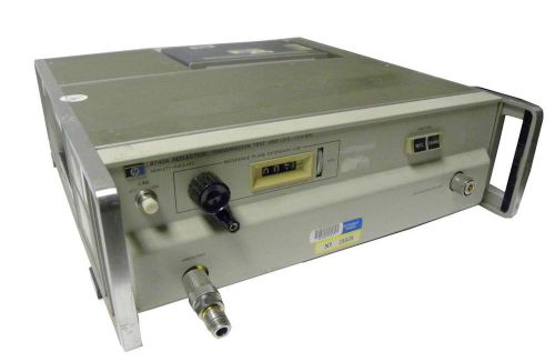 HEWLETT PACKARD HP REFLECTION-TRANSMISSION TEST UNIT MODEL 8743A - SOLD AS IS