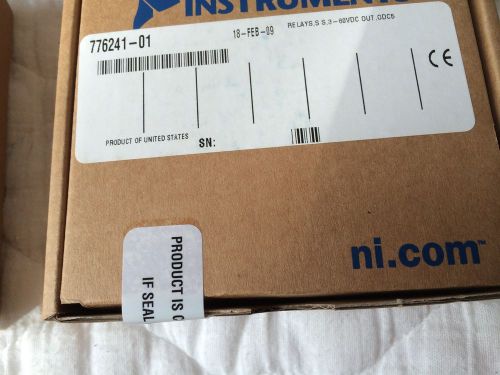 National Instruments relay SSR Series #776241-01 Made in USA 60 VDC Out New