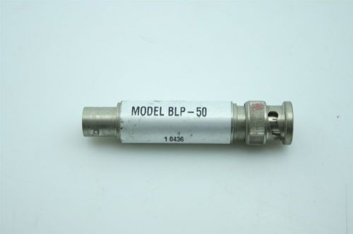 Mini-Circuits BLP-50 Low Pass Filter LPF 0.5W BNC TESTED  by the spec