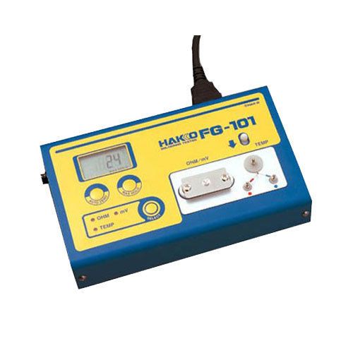 Hakko FG101-16 Digital Soldering Tester for Tip Temperature (C), Leak Voltage
