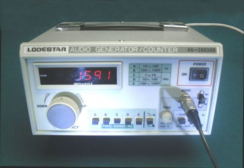 Digital audio signal generator / counter, 10hz to 1mhz,  ag-2603ad, (quantity 1) for sale