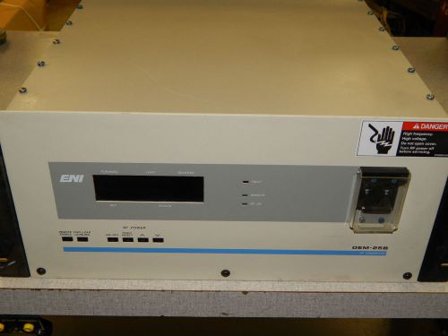 Eni rf generator oem-25b-01 rev.c d/c:04/26/2000 s/n:c1339 for sale