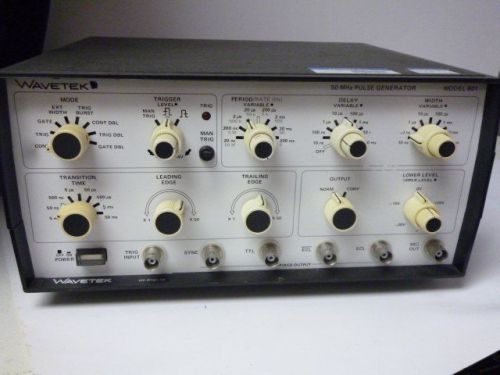 Wavetek model 801 pulse generator 50 mhz   l88 for sale
