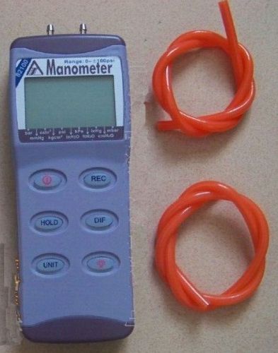 Az-82100 digital manometer differential air pressure meter gauge tester 0-100psi for sale