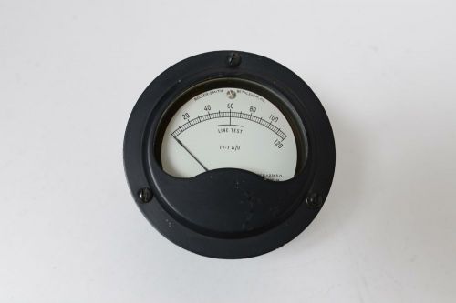 Vintage TV-7 Tester Replacement Meter by Roller-Smith