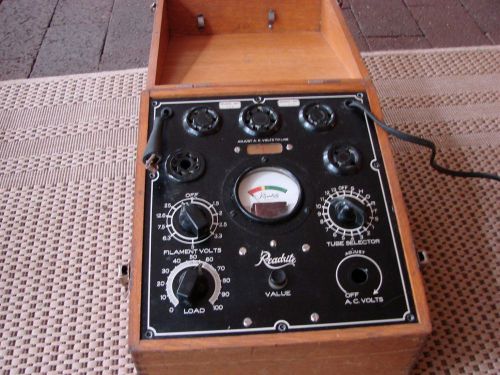 VERY EARLY READRITE #431 TUBE TESTER- 1930&#039;s