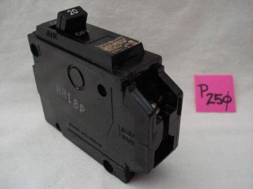 General electric circuit breaker,  20 amp, single pole, 40 degrees (c),  lp-7428 for sale