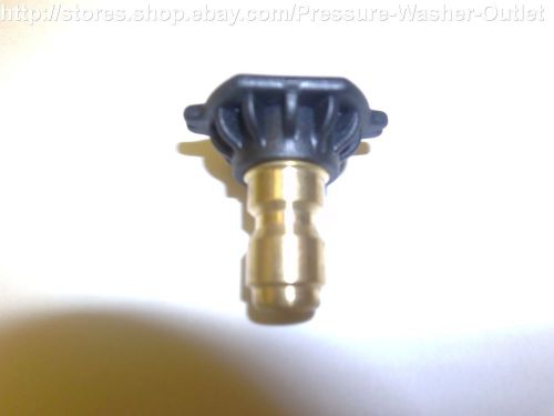 Pressure Washer Soap Nozzle Tip 1/4&#034; Quick Connect Plug End 65 Degree Size 40